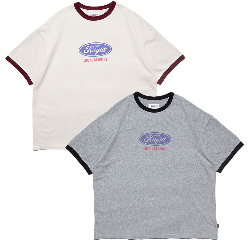 HAIGHT(ヘイト)/ OVAL LOGO RINGER Tee -2.COLOR-