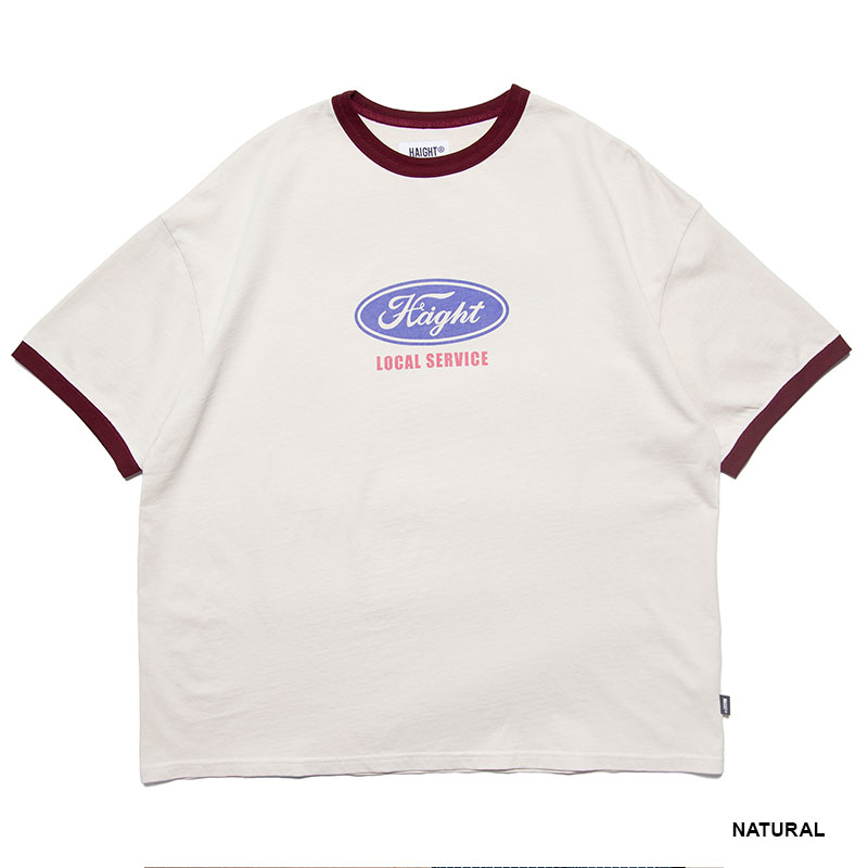 HAIGHT(ヘイト)/ OVAL LOGO RINGER Tee -2.COLOR-