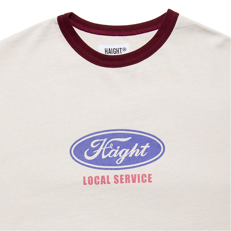 HAIGHT(ヘイト)/ OVAL LOGO RINGER Tee -2.COLOR-