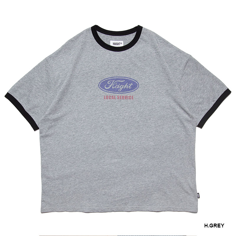 HAIGHT(ヘイト)/ OVAL LOGO RINGER Tee -2.COLOR-