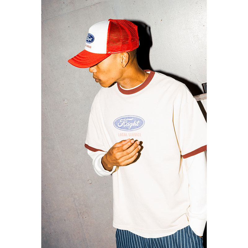 HAIGHT(ヘイト)/ OVAL LOGO RINGER Tee -2.COLOR-