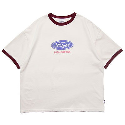 HAIGHT(ヘイト)/ OVAL LOGO RINGER Tee -2.COLOR-