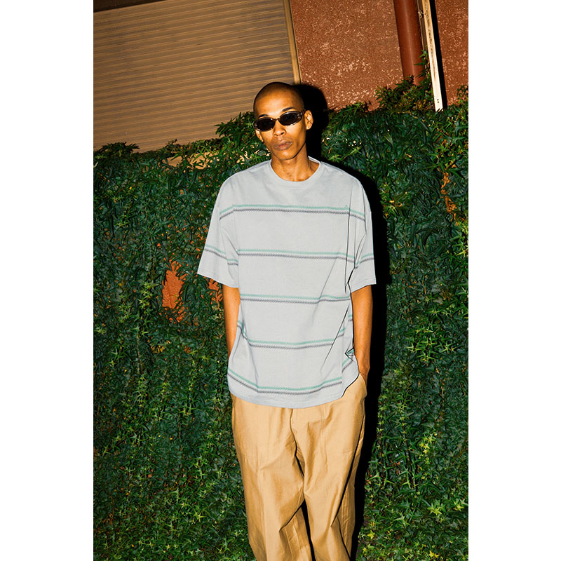 HAIGHT(ヘイト)/ BAKIBAKI BORDER Tee -2.COLOR-