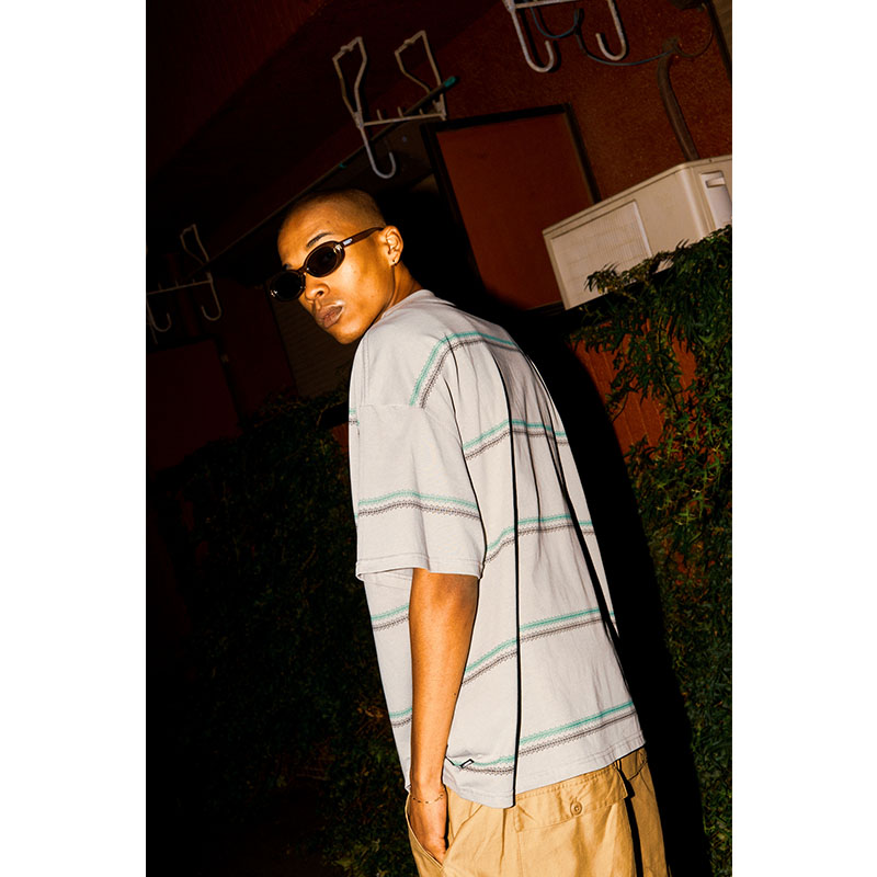 HAIGHT(ヘイト)/ BAKIBAKI BORDER Tee -2.COLOR-