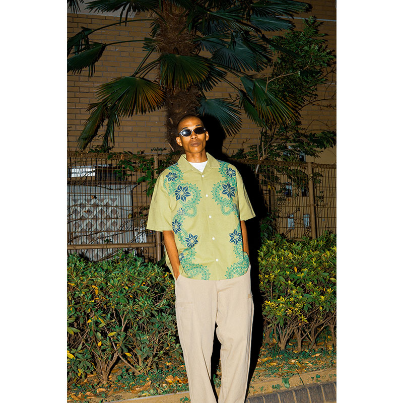 HAIGHT(ヘイト)/ BAKIBAKI FLOWER SHIRT -2.COLOR-