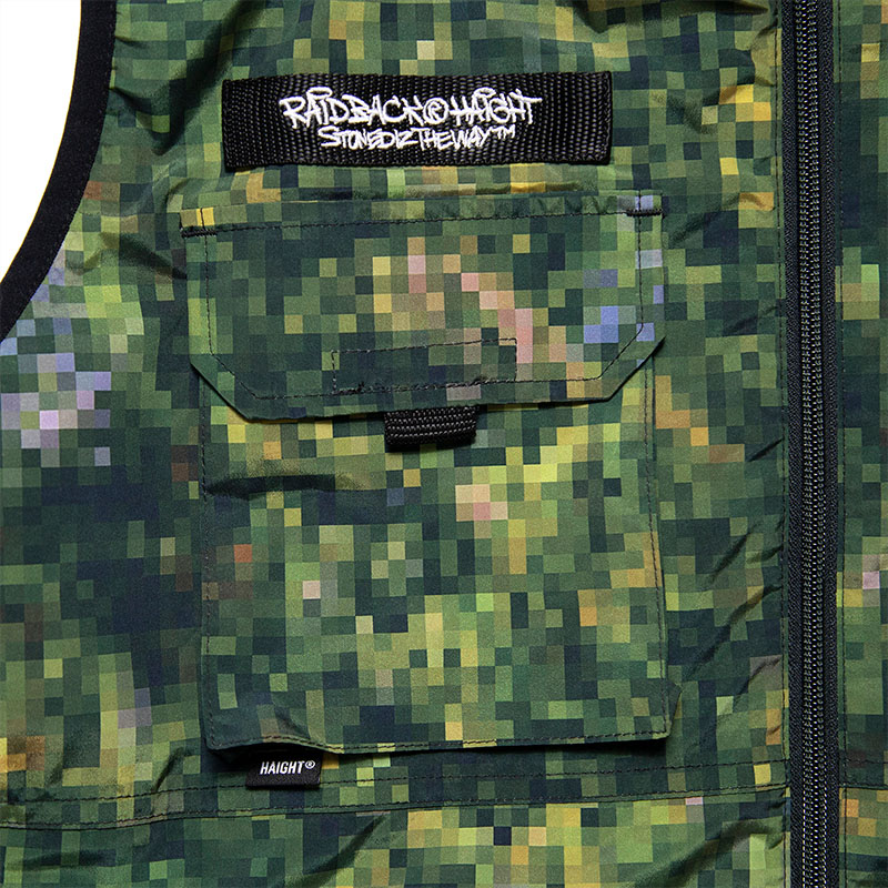 HAIGHT(ヘイト)/ RAIDBACK FAN VEST ft.CASPER -CAMO-