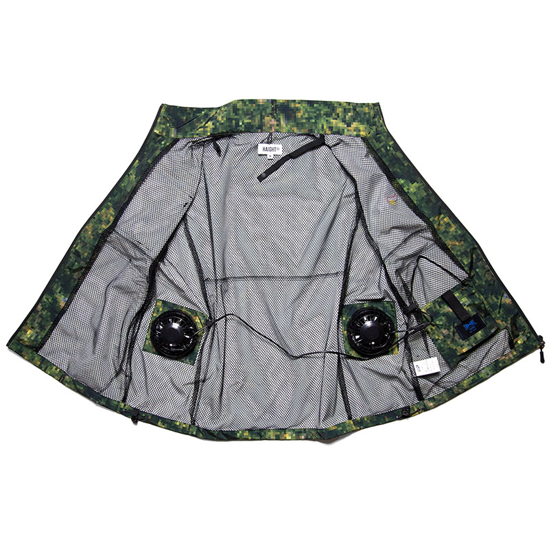 HAIGHT(ヘイト)/ RAIDBACK FAN VEST ft.CASPER -CAMO-