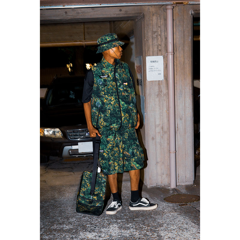 HAIGHT(ヘイト)/ RAIDBACK FAN VEST ft.CASPER -CAMO-