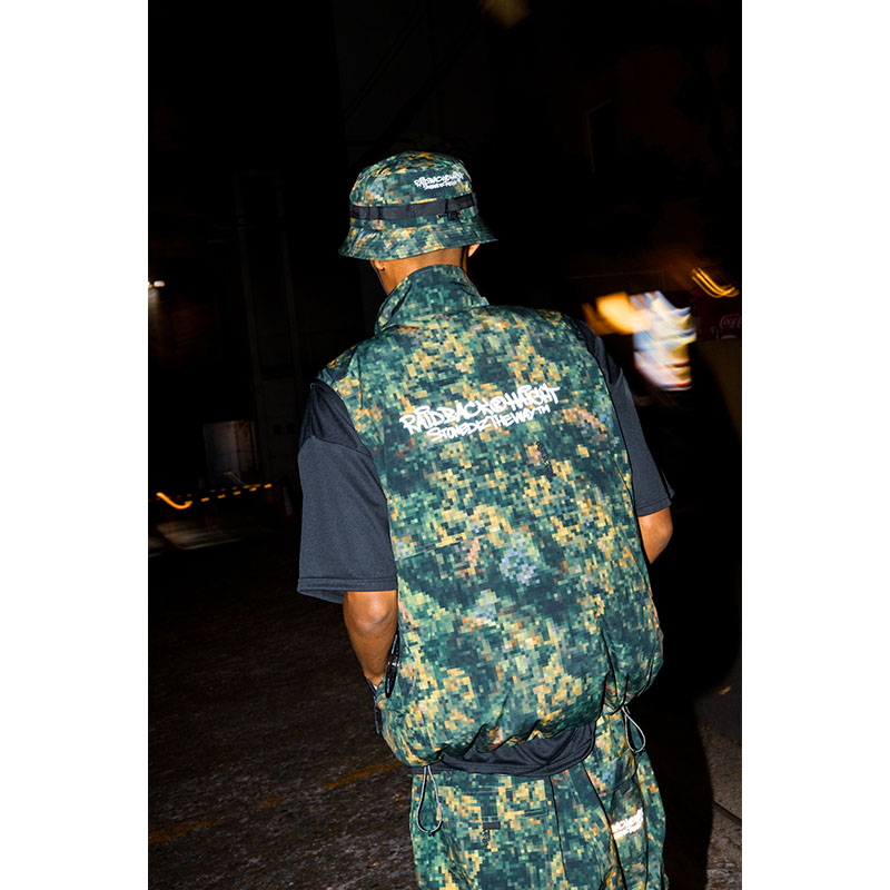 HAIGHT(ヘイト)/ RAIDBACK FAN VEST ft.CASPER -CAMO-
