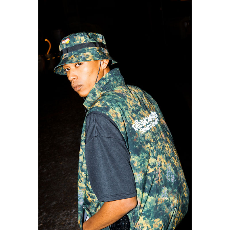HAIGHT(ヘイト)/ RAIDBACK FAN VEST ft.CASPER -CAMO-