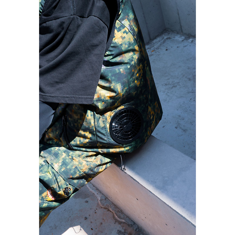HAIGHT(ヘイト)/ RAIDBACK FAN VEST ft.CASPER -CAMO-