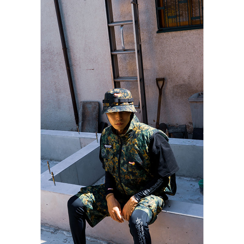 HAIGHT(ヘイト)/ RAIDBACK FAN VEST ft.CASPER -CAMO-