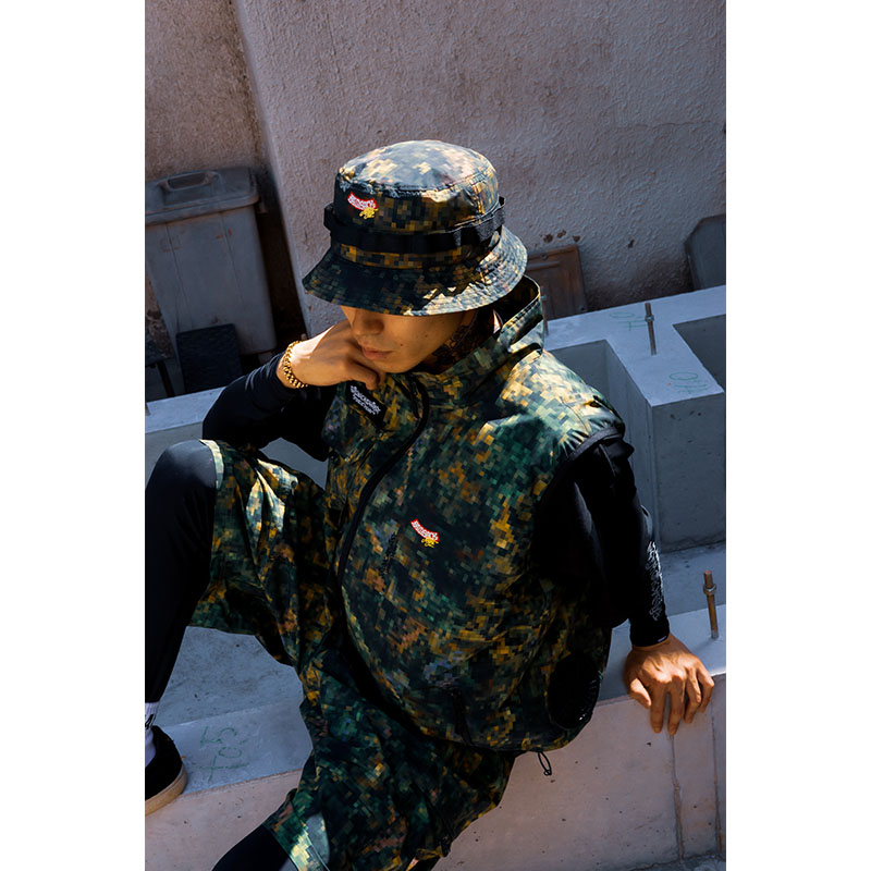 HAIGHT(ヘイト)/ RAIDBACK FAN VEST ft.CASPER -CAMO-