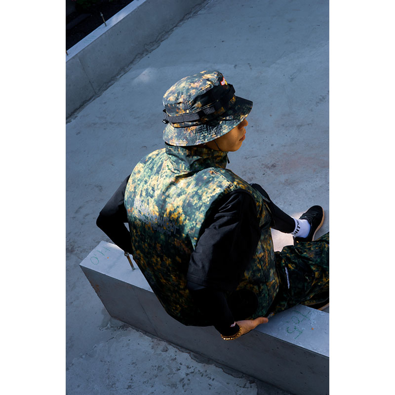 HAIGHT(ヘイト)/ RAIDBACK FAN VEST ft.CASPER -CAMO-