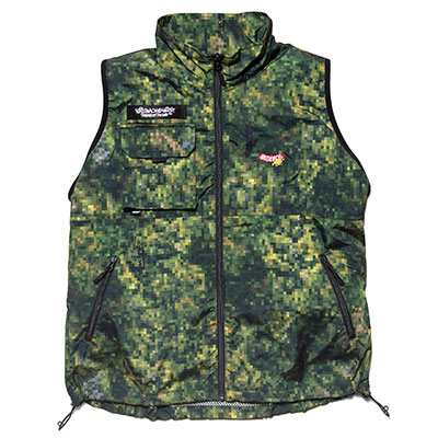 HAIGHT(ヘイト)/ RAIDBACK FAN VEST ft.CASPER -CAMO-