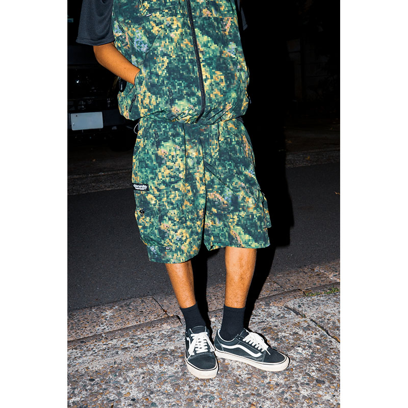 HAIGHT(ヘイト)/ RAIDBACK CARGO SHORTS ft.CASPER -CAMO-