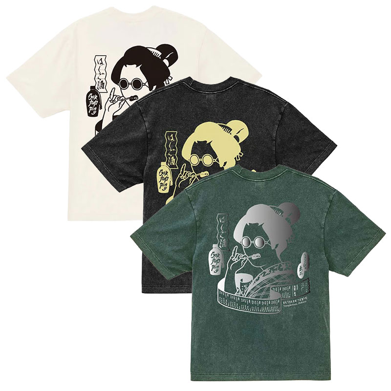 坩堝-RUTSUBO-(ルツボ)/ BAR HOPPING（梯子酒）S/S T-SHIRTS(RUTSUBO×YU SUDA) -3.COLOR-