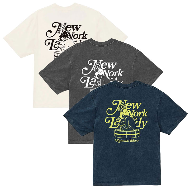 坩堝-RUTSUBO-(ルツボ)/ NEWYORK LADY（入浴婦人）S/S T-SHIRTS(RUTSUBO×YU SUDA) -3.COLOR-