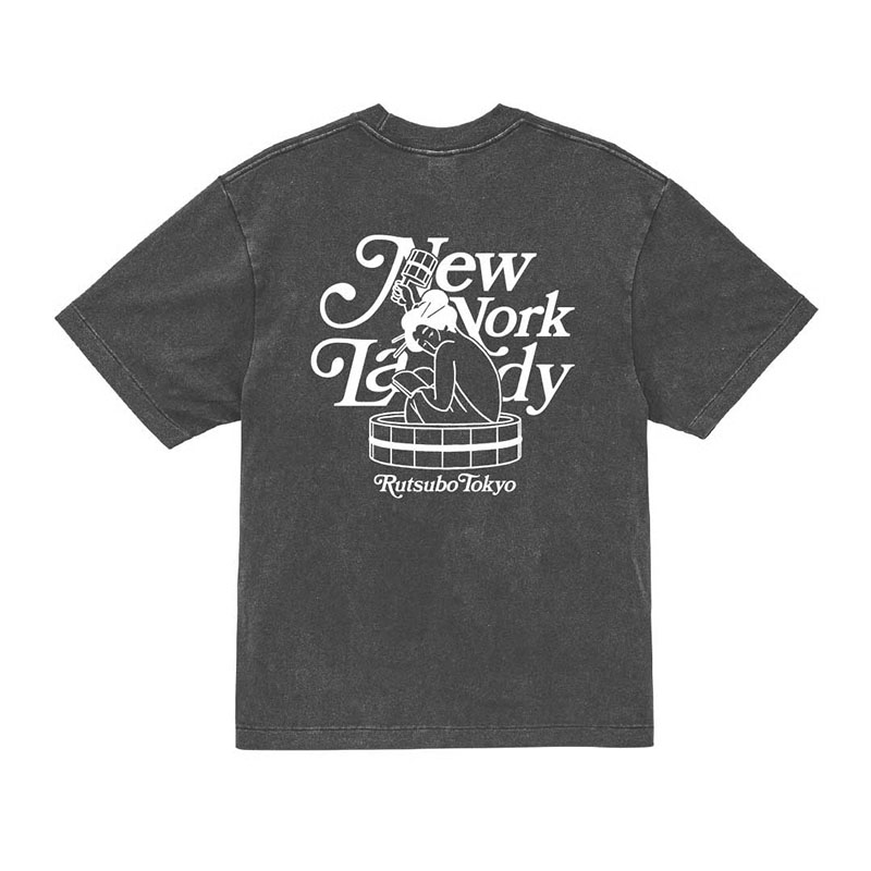 坩堝-RUTSUBO-(ルツボ)/ NEWYORK LADY（入浴婦人）S/S T-SHIRTS(RUTSUBO×YU SUDA) -3.COLOR-