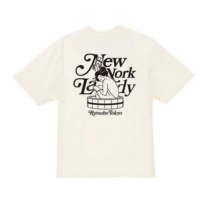 坩堝-RUTSUBO-(ルツボ)/ NEWYORK LADY（入浴婦人）S/S T-SHIRTS(RUTSUBO×YU SUDA) -3.COLOR-