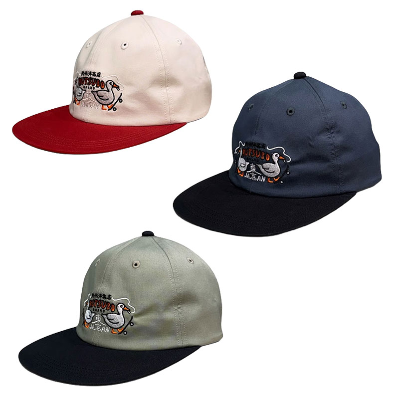 坩堝-RUTSUBO-(ルツボ)/ HOUSE DUCK 6PANEL CAP (RUTSUBO × YU SUDA ） -3.COLOR-