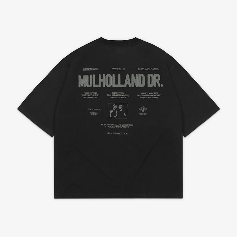 SCRT(エスシーアールティー)/ Diane T-Shirt -BLACK-
