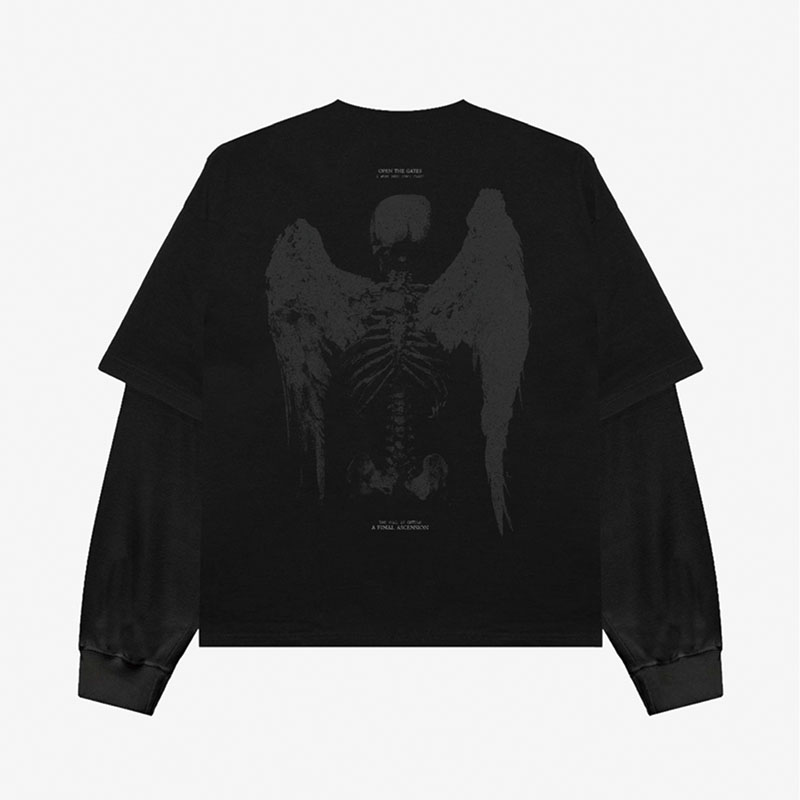 SCRT(エスシーアールティー)/ Endless Nightmare Layered Longsleeve -BLACK-