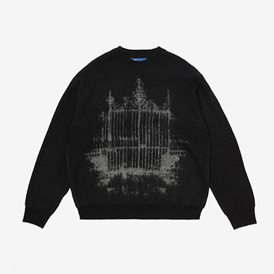 SCRT(エスシーアールティー)/ Gateway Brushed Knit -BLACK-