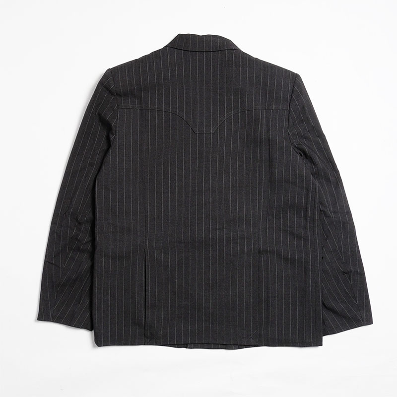 SCRT(エスシーアールティー/スクリーンテスト)/ Travis Double Breasted Suit Jacket -BROWN-