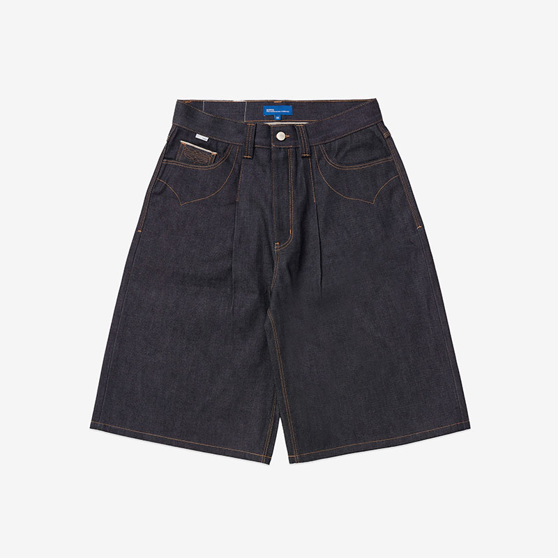 SCRT(エスシーアールティー/スクリーンテスト)/ Selvedge Wide Shorts -INDIGO-