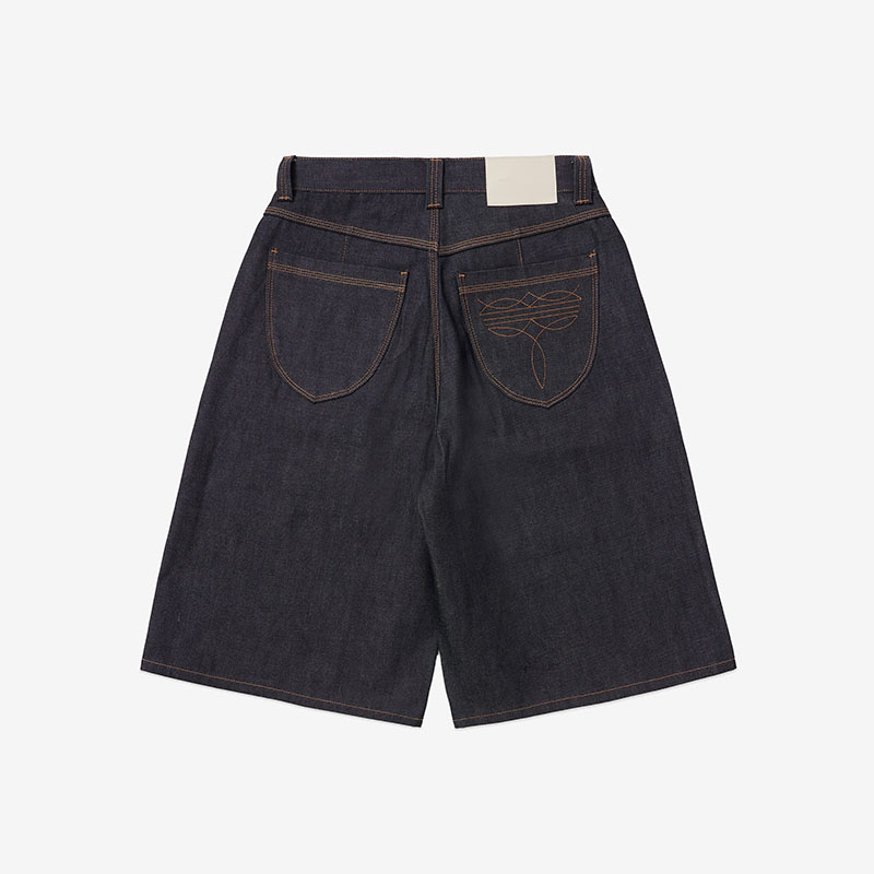 SCRT(エスシーアールティー/スクリーンテスト)/ Selvedge Wide Shorts -INDIGO-