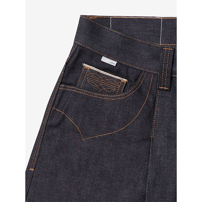 SCRT(エスシーアールティー/スクリーンテスト)/ Selvedge Wide Shorts -INDIGO-