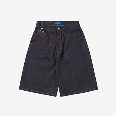 SCRT(エスシーアールティー/スクリーンテスト)/ Selvedge Wide Shorts -INDIGO-