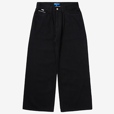 SCRT(エスシーアールティー/スクリーンテスト)/ Odessa Pleated Denim -BLACK-