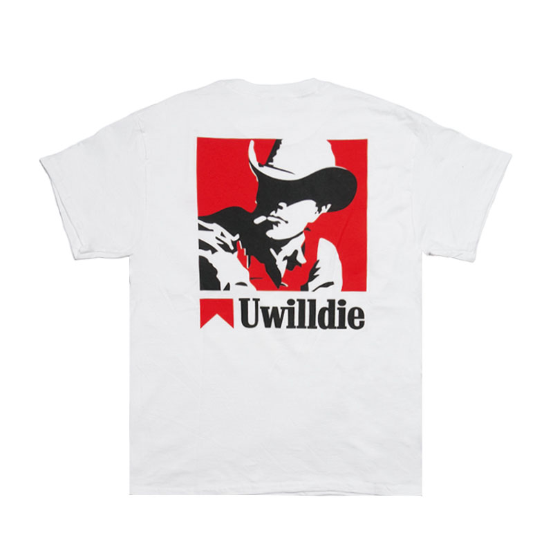UWILLDIE(ユーウィルダイ)/ COUNTRY TEE -WHITE-