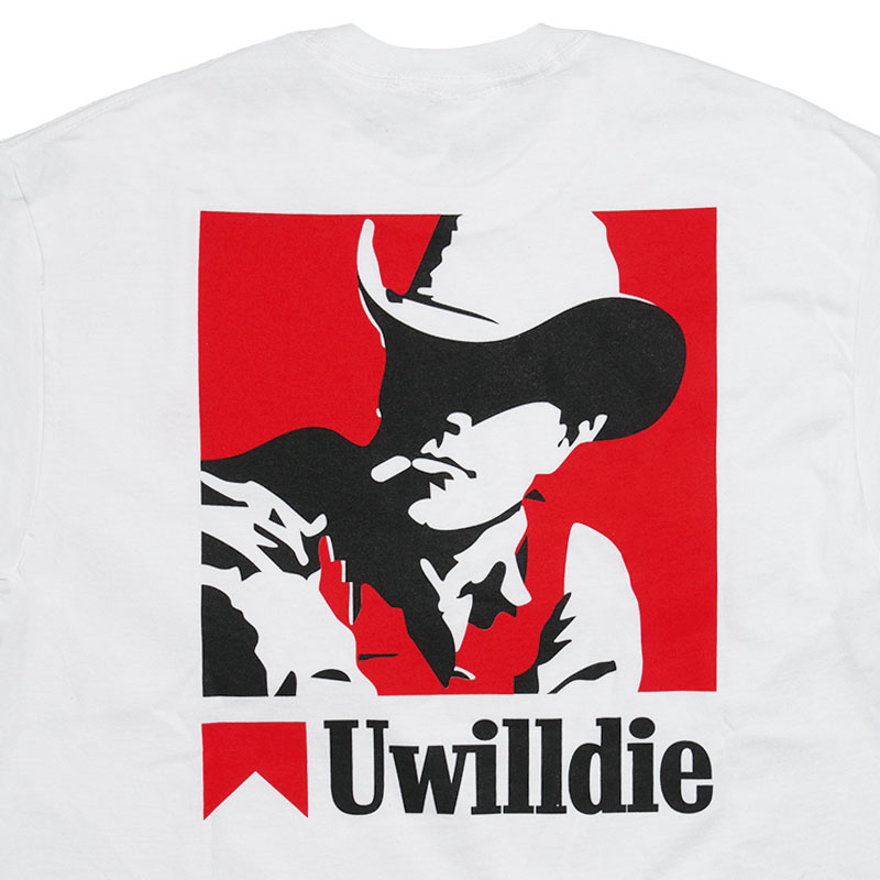 UWILLDIE(ユーウィルダイ)/ COUNTRY TEE -WHITE-