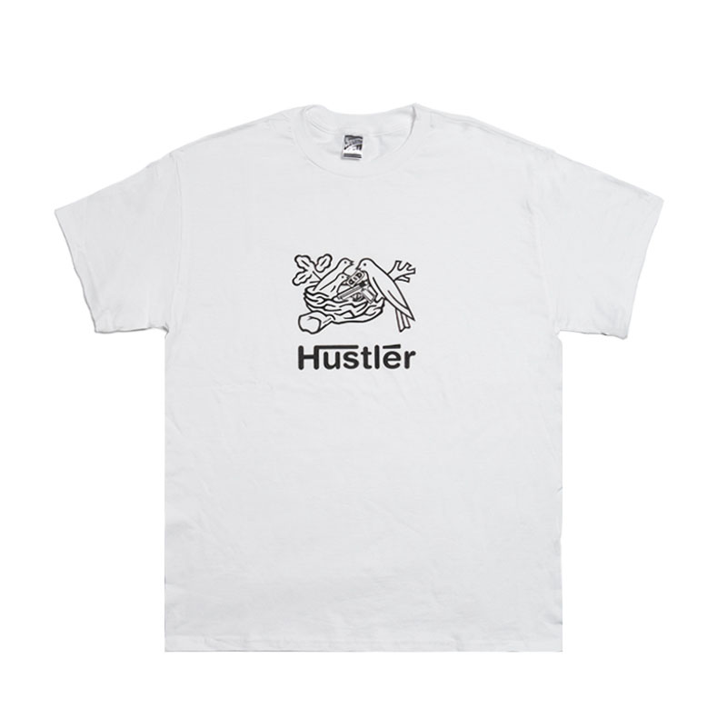 UWILLDIE(ユーウィルダイ)/ HUSTLER TEE -WHITE-