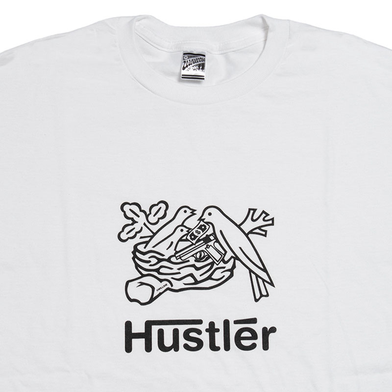 UWILLDIE(ユーウィルダイ)/ HUSTLER TEE -WHITE-