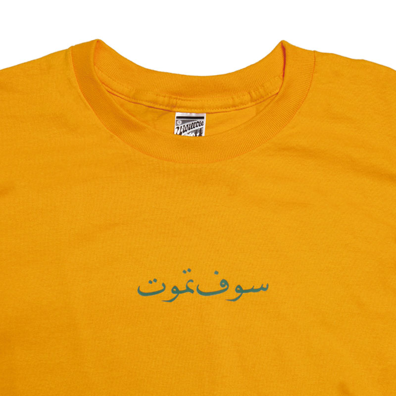 UWILLDIE(ユーウィルダイ)/ LEBANON TEE -YELLOW-
