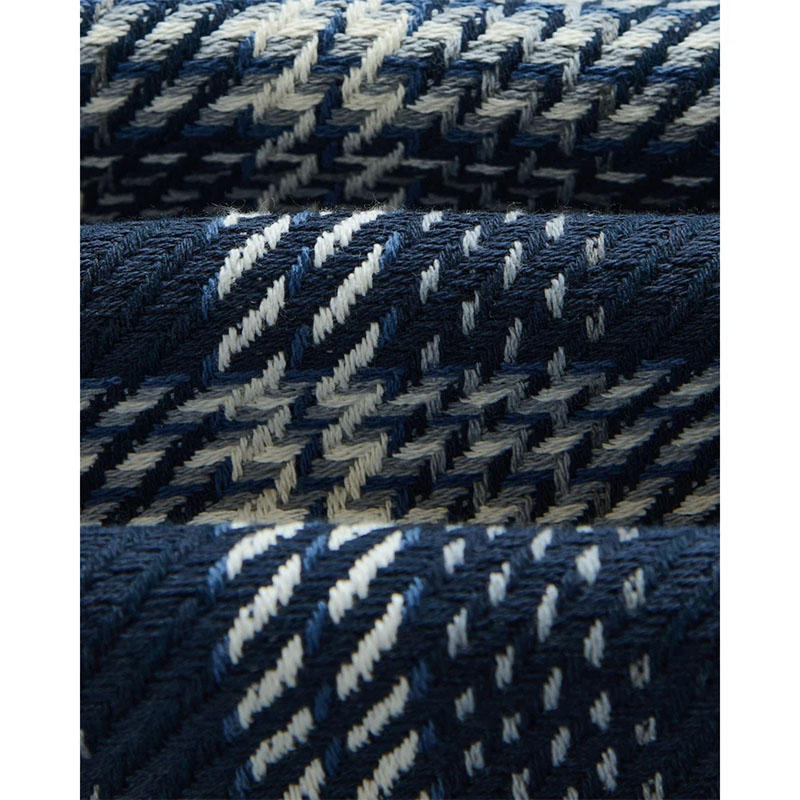 Wax London(ワックス ロンドン)/ Whiting Overshirt PLAID WEAVE -NAVY/ECRU-