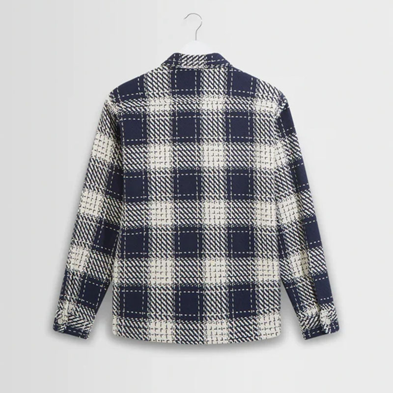 Wax London(ワックス ロンドン)/ Whiting Overshirt MARINE BEATNIK -MARINE-
