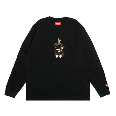 FLOWP(フロープ)/ VELOR KUMA LS T-SHIRTS -2.COLOR-