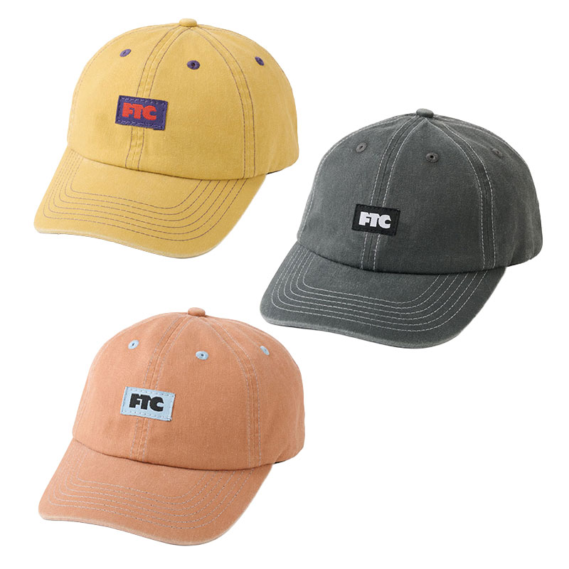 FTC(エフティーシー)/ CONTRAST STITCH SMALL LOGO 6 PANEL -3.COLOR-