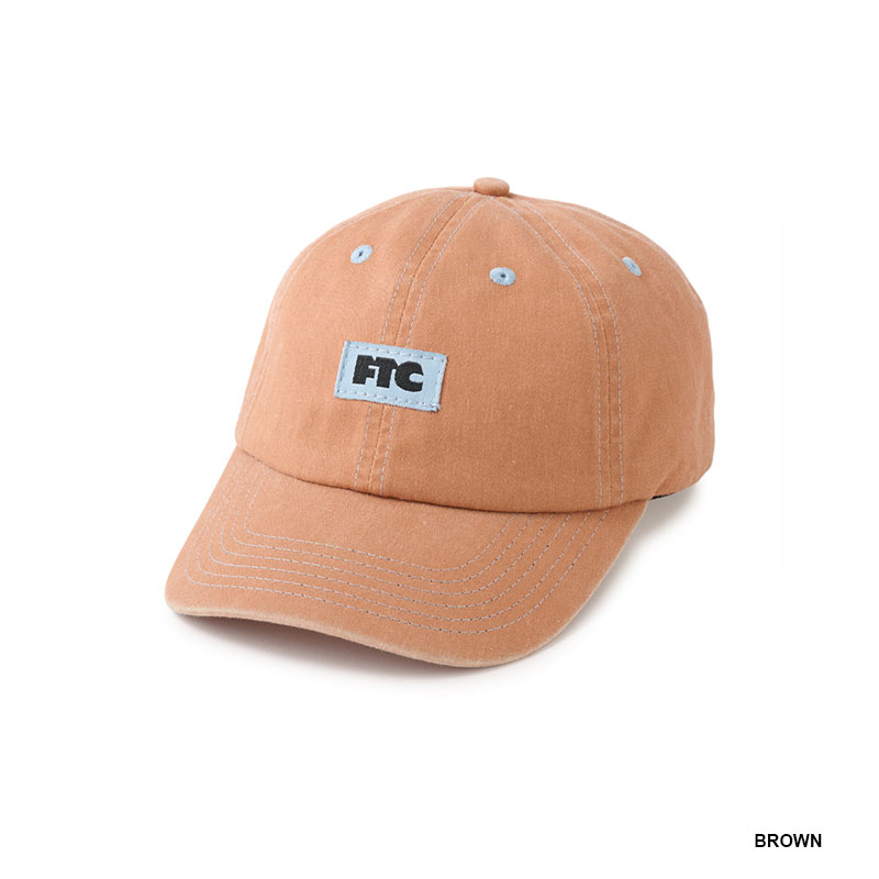 FTC(エフティーシー)/ CONTRAST STITCH SMALL LOGO 6 PANEL -3.COLOR-
