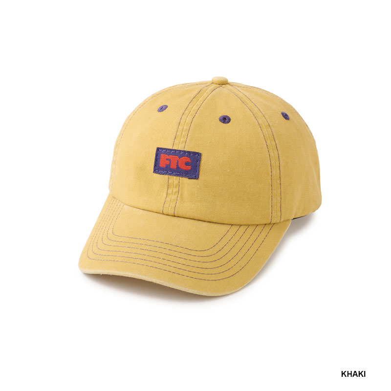 FTC(エフティーシー)/ CONTRAST STITCH SMALL LOGO 6 PANEL -3.COLOR-