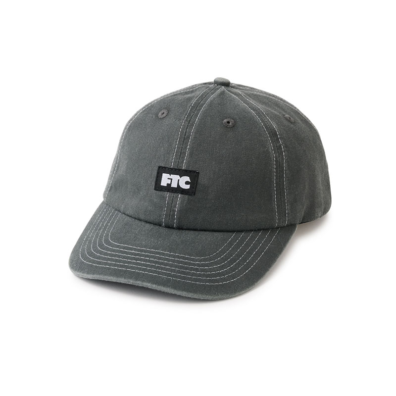 FTC(エフティーシー)/ CONTRAST STITCH SMALL LOGO 6 PANEL -3.COLOR-(BLACK)