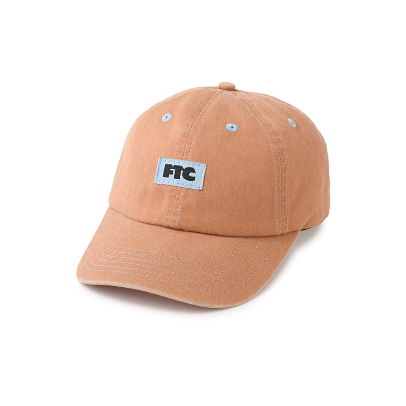 FTC(エフティーシー)/ CONTRAST STITCH SMALL LOGO 6 PANEL -3.COLOR-(BROWN)