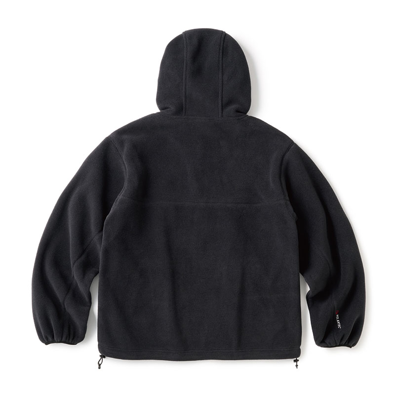FTC(エフティーシー)/ POLARTEC FLEECE HALF ZIP HOODY -BLACK-