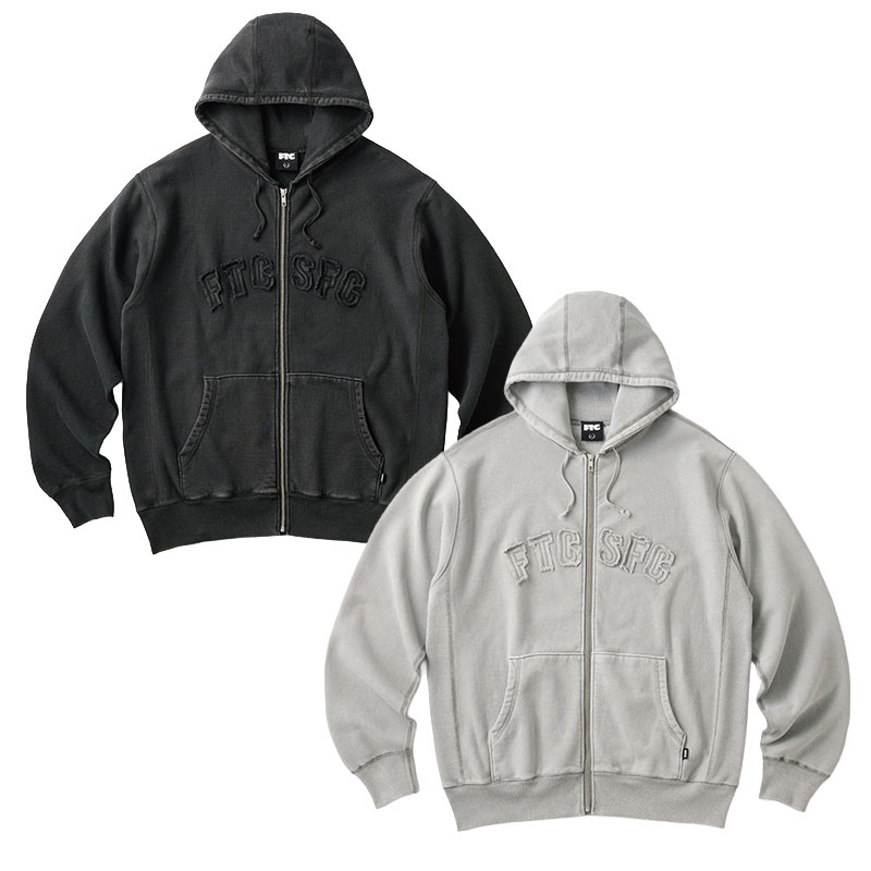 FTC(エフティーシー)/ CUTOUT ARC LOGO ZIP UP HOODY -2.COLOR-