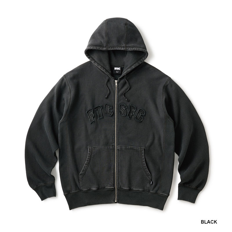 FTC(エフティーシー)/ CUTOUT ARC LOGO ZIP UP HOODY -2.COLOR-